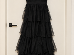 Rochie lunga BSB Collection, neagra, marimea 40 – eleganta
