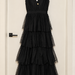 Rochie lunga BSB Collection, neagra, marimea 40 – eleganta